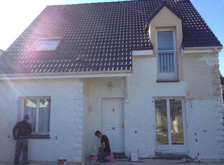 peinture de façade dans les Yvelines